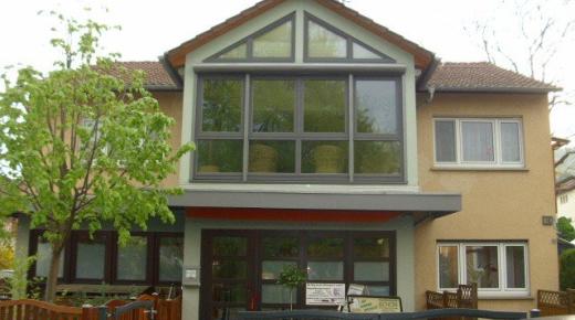 Wintergarten in anthrazit